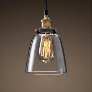 Bettina Glass Bell Shade Filament Pendant Light by Laputa Lighting, a Pendant Lighting for sale on Style Sourcebook