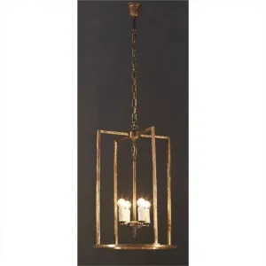 St Palais Rustic Metal Pendant Light, Large by Emac & Lawton, a Pendant Lighting for sale on Style Sourcebook