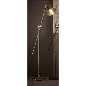 Winslow Adjustable Metal Floor Lamp - Antique Silver by Emac & Lawton, a Floor Lamps for sale on Style Sourcebook