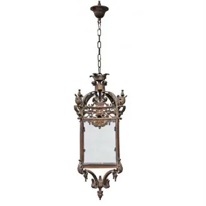 Riems Rustic Metal & Glass Pendant Light, Medium by Emac & Lawton, a Pendant Lighting for sale on Style Sourcebook