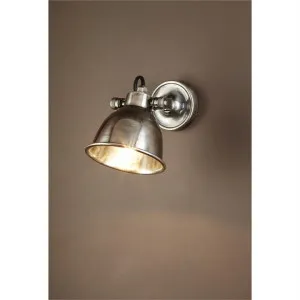 Phoenix Metal Wall Light - Antique Silver by Emac & Lawton, a Wall Lighting for sale on Style Sourcebook