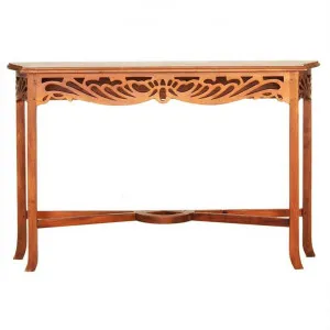 Maciej Mahogany Timber Sofa Table, 120cm, Light Pecan by Centrum Furniture, a Console Table for sale on Style Sourcebook