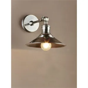 Bristol Metal Wall Light, Antique Silver by Emac & Lawton, a Wall Lighting for sale on Style Sourcebook