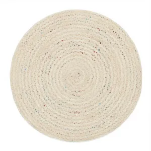 Diva Hand Braided Bleached Jute Indoor/Outdoor 120cm Round Rug by Rug Culture, a Outdoor Rugs for sale on Style Sourcebook