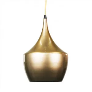 Ebbe Metal Pendant Light - Brass by Shelon Lights, a Pendant Lighting for sale on Style Sourcebook