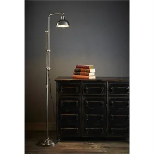 Michigan Metal Floor Lamp - Antique Silver by Emac & Lawton, a Floor Lamps for sale on Style Sourcebook