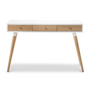 Aidan Retro Wooden 3 Drawer 120cm Desk by FLH, a Desks for sale on Style Sourcebook