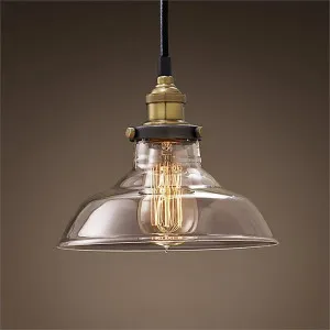 Bettina Glass Cloche Shade Pendant Light, Clear by Laputa Lighting, a Pendant Lighting for sale on Style Sourcebook