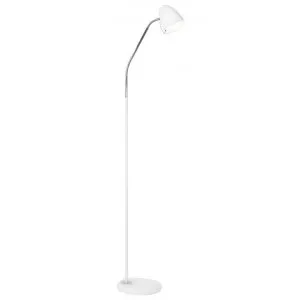 Sara Metal Floor Lamp, White by Mercator, a Floor Lamps for sale on Style Sourcebook