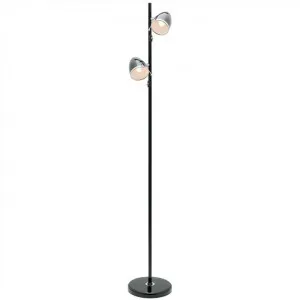 Sara 2 Light Metal Floor Lamp, Black by Mercator, a Floor Lamps for sale on Style Sourcebook