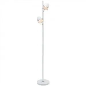 Sara 2 Light Metal Floor Lamp, Whie by Mercator, a Floor Lamps for sale on Style Sourcebook