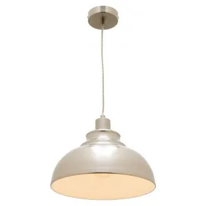 Risto Metal Pendant Light, Satin Chrome by Cougar Lighting, a Pendant Lighting for sale on Style Sourcebook
