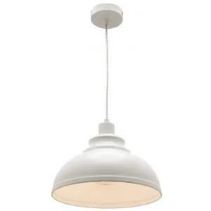 Risto Metal Pendant Light, White by Cougar Lighting, a Pendant Lighting for sale on Style Sourcebook