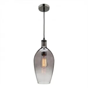 Belmont Glass Shade Pendant Light, Smoke by Mercator, a Pendant Lighting for sale on Style Sourcebook