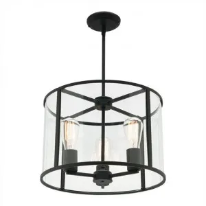 Liverpool Metal and Glass Round Pendant Light, Small by Mercator, a Pendant Lighting for sale on Style Sourcebook