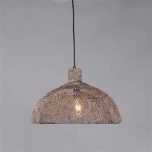 Valentino Metal Mesh Pendant Light, Large, Rust by Emac & Lawton, a Pendant Lighting for sale on Style Sourcebook