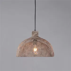 Valentino Metal Mesh Pendant Light, Medium, Rust by Emac & Lawton, a Pendant Lighting for sale on Style Sourcebook