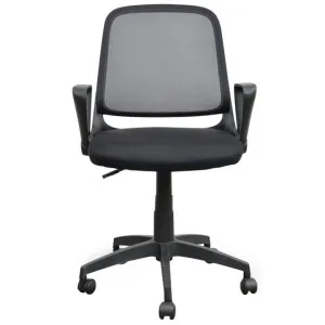 Burston Fabric Office Chair, Black by Conception Living, a Chairs for sale on Style Sourcebook