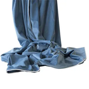 Rodeo Luxury Velvet Throw, 145x250cm, Ocean by COJO Home, a Throws for sale on Style Sourcebook