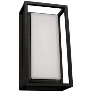 Cayman IP54 LED Outdoor Wall Light, Black by Mercator, a Outdoor Lighting for sale on Style Sourcebook