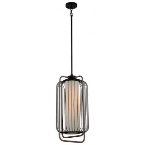 Maple Steel Cage Pendent Light, Medium by Luminero, a Pendant Lighting for sale on Style Sourcebook