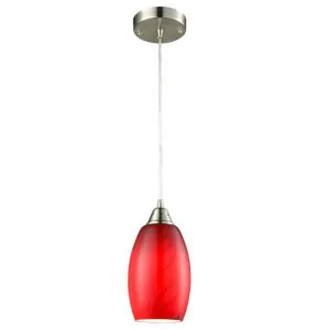 Glaze Glass Pendant Light, Red by CLA Ligthing, a Pendant Lighting for sale on Style Sourcebook