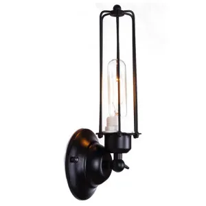 Edison Metal Caged Sconce by Laputa Lighting, a Wall Lighting for sale on Style Sourcebook
