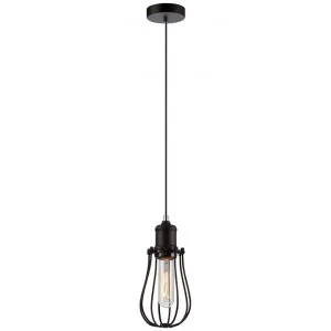 Blackband Iron Caged Pendant Light, Pear, Black by CLA Ligthing, a Pendant Lighting for sale on Style Sourcebook