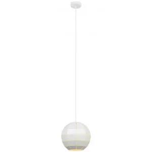 Armis Iron Tiled Pendant Light, Ball, White by CLA Ligthing, a Pendant Lighting for sale on Style Sourcebook