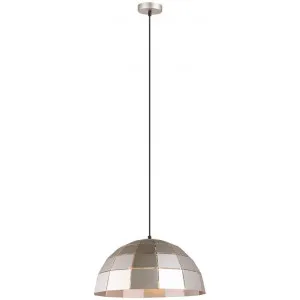 Armis Iron Tiled Pendant Light, Dome, Champagne by CLA Ligthing, a Pendant Lighting for sale on Style Sourcebook