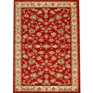 Istanbul Floral Turkish Made Oriental Rug, 330x240cm, Red by Rug Culture, a Outdoor Rugs for sale on Style Sourcebook