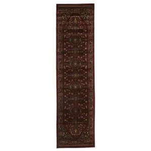 Istanbul Shiraz Turkish Made Oriental Rug, 300x80cm, Burgundy by Rug Culture, a Outdoor Rugs for sale on Style Sourcebook