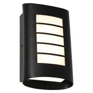 Bicheno IP44 Metal Exterior LED Wall Light, Black by Cougar Lighting, a Outdoor Lighting for sale on Style Sourcebook