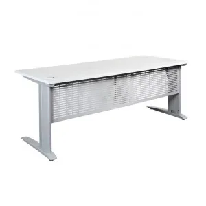 Summit Office Desk, 150cm, White / Silver by YS Design, a Desks for sale on Style Sourcebook