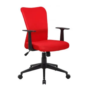 Ashley Fabric Office Chair, Red by YS Design, a Chairs for sale on Style Sourcebook