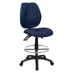 Sabina Fabric Office Drafting Chair, Blue by YS Design, a Chairs for sale on Style Sourcebook
