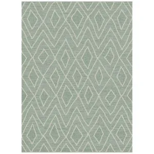 St Tropez Diamond Scale Indoor/Outdoor Rug, 330x240cm, Sage by Casa Sano, a Outdoor Rugs for sale on Style Sourcebook