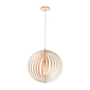Oasis Wooden Pendant Light, 40cm by Mercator, a Pendant Lighting for sale on Style Sourcebook