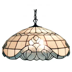 Vienna Tiffany Style Stained Glass Hanging Lamp by GG Bros, a Pendant Lighting for sale on Style Sourcebook
