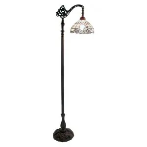 Vienna Tiffany Style Stained Glass Downbridge Floor Lamp by GG Bros, a Floor Lamps for sale on Style Sourcebook
