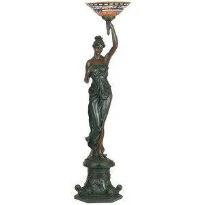 Goddess of Light Figurine Decor Lamp, Left Arm Raising by GG Bros, a Floor Lamps for sale on Style Sourcebook