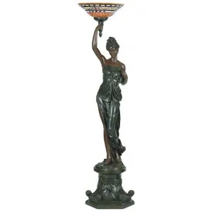 Goddess of Light Figurine Decor Lamp, Right Arm Raising by GG Bros, a Floor Lamps for sale on Style Sourcebook