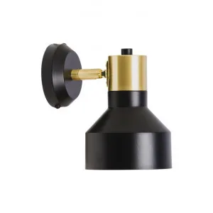 Brodie Metal Wall Sconce, Black by Mercator, a Wall Lighting for sale on Style Sourcebook