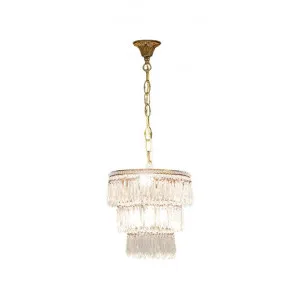 Espagnol Brass & Glass Hanging Lantern by Emac & Lawton, a Pendant Lighting for sale on Style Sourcebook