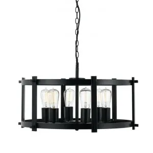 Finley Metal Pendant Light, Large, Black by Telbix, a Pendant Lighting for sale on Style Sourcebook