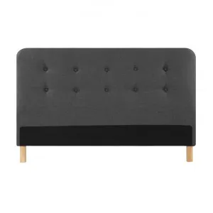Brayden Cambric Fabric Bed Headboard, Double, Charcoal by Everblooming, a Bed Heads for sale on Style Sourcebook