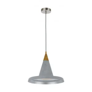 Ekland Metal Pendant Light, Grey by Telbix, a Pendant Lighting for sale on Style Sourcebook