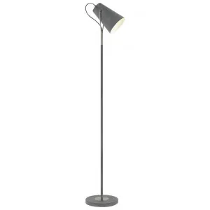Cheviot Metal Floor Lamp, Grey by Telbix, a Floor Lamps for sale on Style Sourcebook