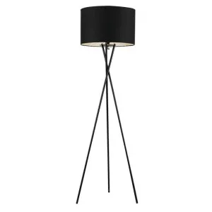 Denise Metal Tripod Floor Lamp, Black by Telbix, a Floor Lamps for sale on Style Sourcebook