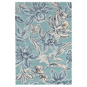 Copacabana Whimsical Floral Indoor/Outdoor Rug, 190x280cm by Rug Culture, a Outdoor Rugs for sale on Style Sourcebook